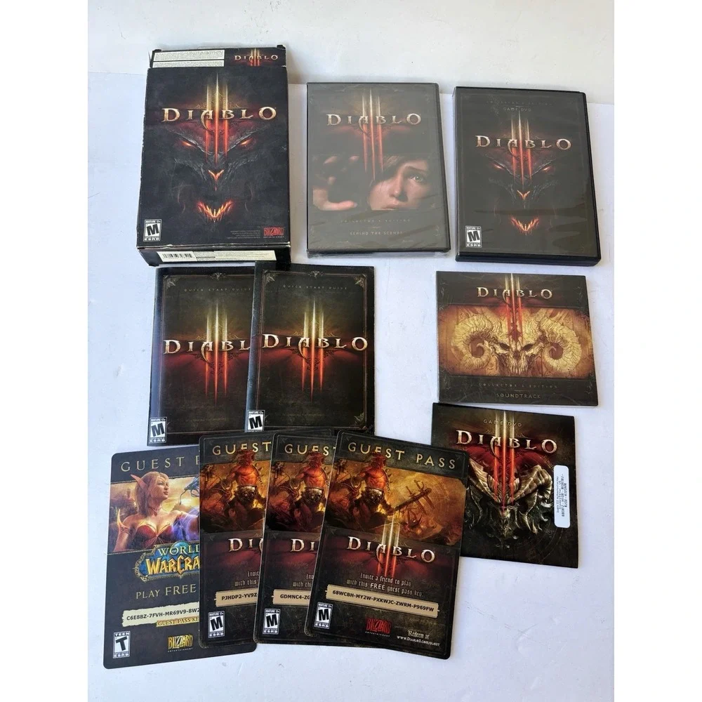Diablo III Collector's‎ Edition Box Set Incomplete